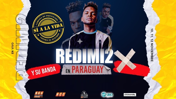 Sé parte del concierto de REDIMI2 y comparte tu talento en el escenario