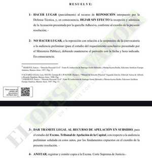 Rechazan acusación de querella adhesiva a Carlos Oleñik y reposición con la que buscaba evitar preliminar