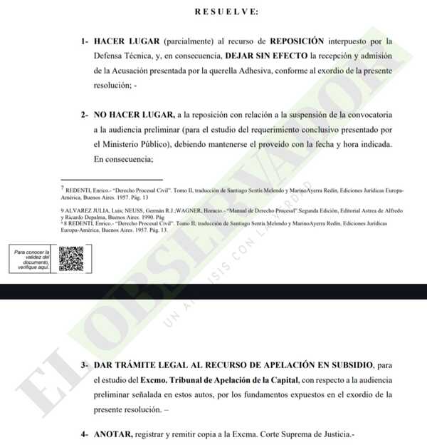Rechazan acusación de querella adhesiva a Carlos Oleñik y reposición con la que buscaba evitar preliminar