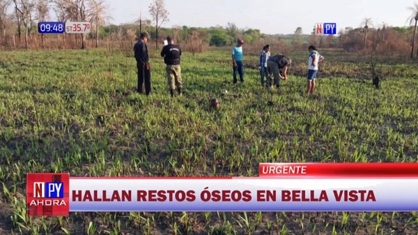 Hallan restos óseos en la Estancia Oliva, Amambay - Noticias Paraguay