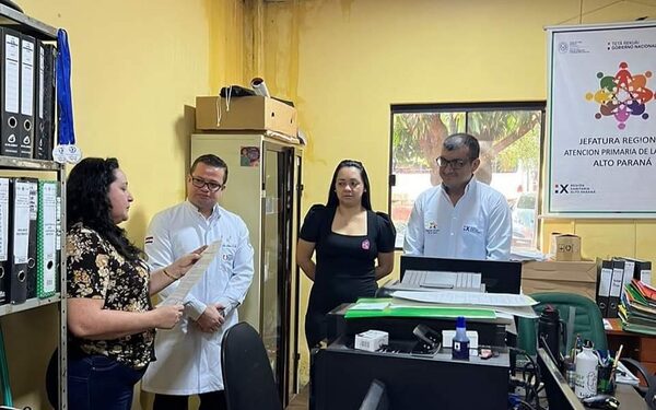Dr. Moisés Ramos en nuevo Jefe Regional de APS en Alto Paraná