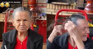 La Nación / ¡Peinado viral! Abuela paraguaya cautivó con pintoresco look en TikTok