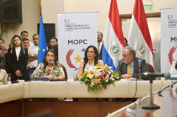 MOPC lanza programa de saneamiento Cuenca Lambaré y prosiguen varias obras de infraestructura - MarketData