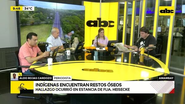 Amambay: indígenas encuentran restos óseos - ABC Noticias - ABC Color
