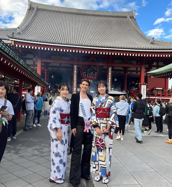 Jazmín de la Sierra disfruta de la cultura japonesa en la previa del Miss International 2023 - Gente - ABC Color
