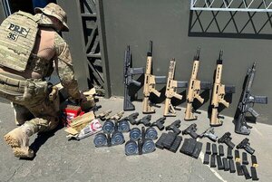 Gran cantidad de armas y drogas traficadas desde Paraguay fueron incautadas en Brasil