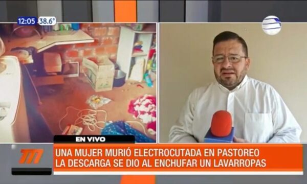 Una mujer murió electrocutada en Pastoreo | Telefuturo