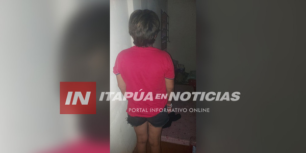 FUE SORPRENDIDA POR EL GUARDIA DE SEGURIDAD QUE LA REDUJO Y LA ENTREGÓ A LA POLICÍA - Itapúa Noticias