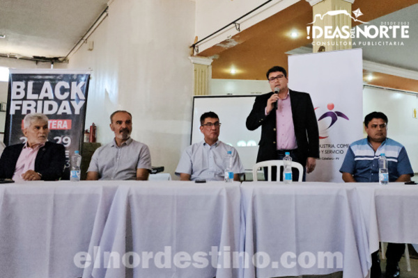 Autoridades destacadas del departamento de Amambay unidas durante el lanzamiento oficial del Black Friday Frontera 2023 - El Nordestino