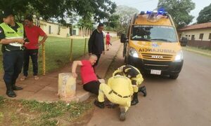 Accidente entre motocicletas deja lesionados