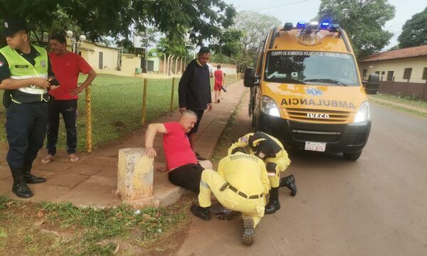 Accidente entre motocicletas deja lesionados