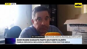 Video: Ishir muere durante parto en Fuerte Olimpo - ABC Noticias - ABC Color