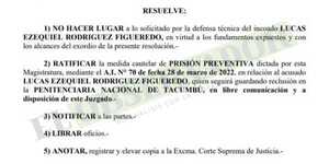 Acusado por tráfico buscó utilizar crisis en Tacumbú para revocar prisión preventiva 