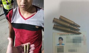 Capturan a hincha bolí por intentar meter en el Defensores, municiones de guerra