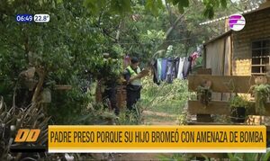 Padre preso luego de que su hijo ''bromeó'' con amenaza de bomba | Telefuturo