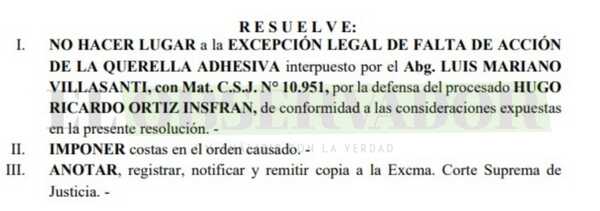 Mantienen intervención de querella en causa a exactuario judicial imputado por cohecho