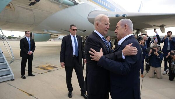 Biden llegó a Tel Aviv y avaló la versión israelí sobre el ataque a un hospital en Gaza - El Independiente