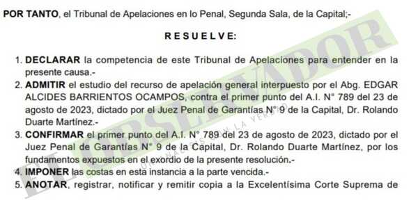 Exfuncionario del MOPC, prófugo por ocho años, intentó zafar de su causa alegando prescripción