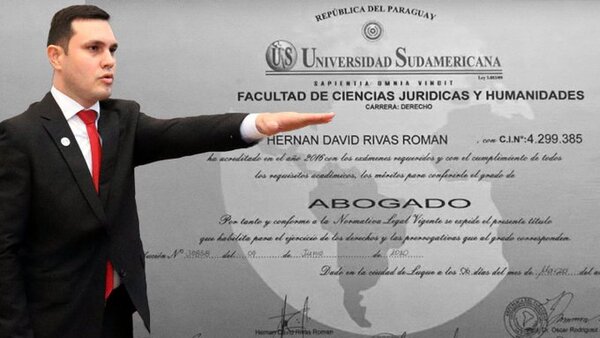 Cones no registra la carrera de Derecho que supuestamente cursó Hernán Rivas en PJC