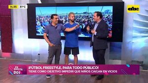 Video: ¡Fútbol freestyle, un evento para todo público! - Ensiestados - ABC Color