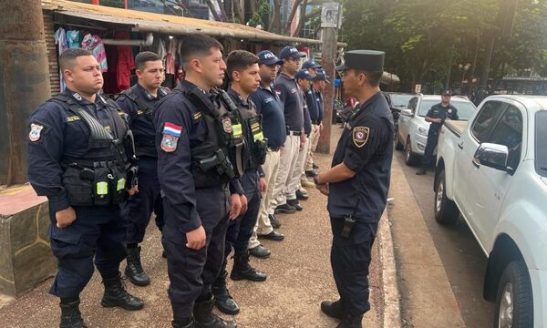 Destinan a 100 policías más para el microcentro de CDE tras fuertes reclamos del sector empresarial