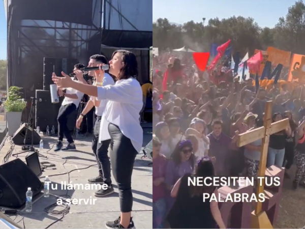(VIDEO). Grupo de cumbia religiosa “Toco para Dios” causa furor en cada presentación