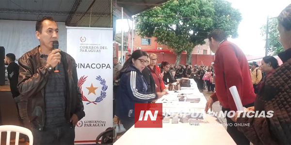 EN NUEVA ALBORADA SE ENTREGARON TARJETAS A BENEFICIARIOS DEL PROGRAMA TEKOPORÃ - Itapúa Noticias