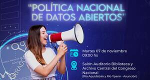 MITIC invita a audiencia pública presencial sobre Política Nacional de Datos Abiertos