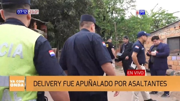 Repartidor fue apuñalado por asaltantes en la Chacarita - Noticias Paraguay