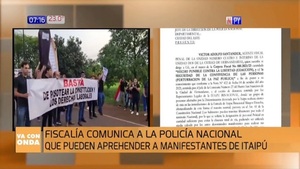 CDE: Fiscalía habilita a la Policía a detener a manifestantes que cierren la Supercarretera - Noticias Paraguay