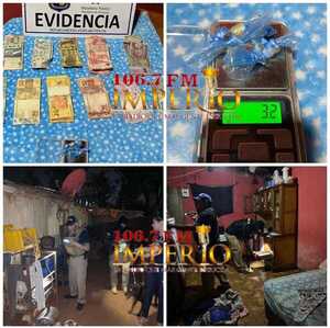 Antinarcóticos allanó boca de fumo en el barrio General Genes - Radio Imperio 106.7 FM
