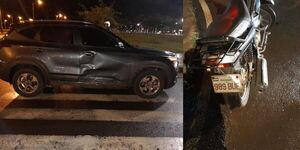 MOTOCICLISTA RESULTÓ HERIDA TRAS SINIESTRO VIAL EN ENCARNACIÓN - Itapúa Noticias