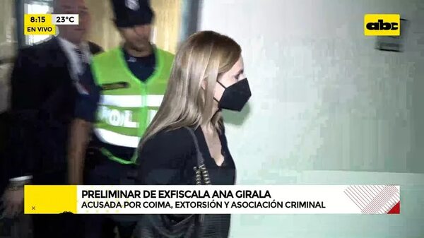 Video: preliminar de exfiscala Ana Girala - ABC Noticias - ABC Color