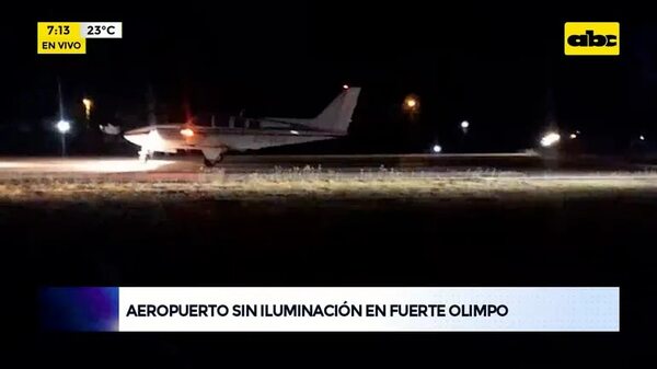 Video: aeropuerto sin iluminación en Fuerte Olimpo - ABC Noticias - ABC Color