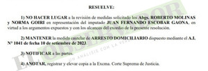 Falta de hechos nuevos mantienen a presunto extorsionador en arresto domiciliario