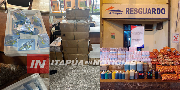 INCAUTARON PRODUCTOS OFTALMOLÓGICOS EN LA ADUANA DE ENCARNACIÓN - Itapúa Noticias