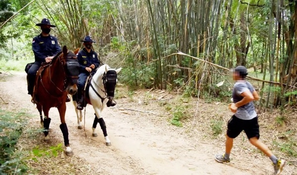 Asaltantes dejan en ropa interior a un hombre que se ejercitaba en el Jardín Botánico