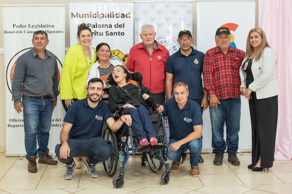 Donan sillas de ruedas para mejorar la calidad de vida de pobladores en Canindeyú