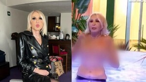 Laura Bozzo se desnudó en la TV a los 72 pirulos