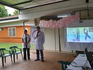 Hospital IPS de Encarnación promueve conciencia sobre el cáncer de mama en el Octubre Rosa