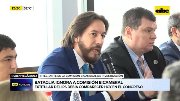 Bataglia ignora a Comisión Bicameral: extitular del IPS debía comparecer hoy en el congreso - ABC Noticias - ABC Color