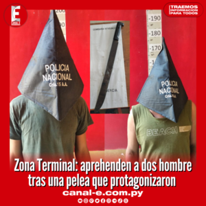Zona Terminal: aprehenden a dos hombre tras una pelea que protagonizaron