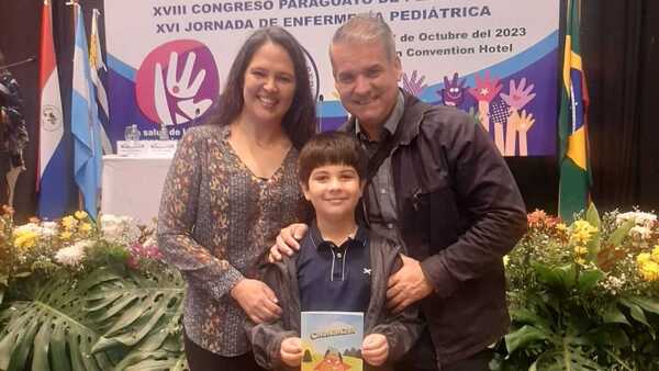 Niño de 9 años lanzará cómic que trata sobre la buena alimentación