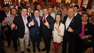 Colorados de San Pedro respaldan a Cartes, "ante la injusticia, la calumnia y los agravios" - ADN Digital