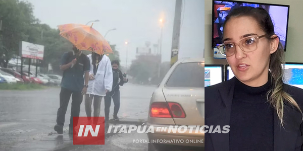 LLUVIAS Y TORMENTAS PERSISTIRÁN HASTA MAÑANA EN LA REGIÓN - Itapúa Noticias