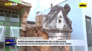 Video: intervendrán Cementerio de la Recolecta  - ABC Noticias - ABC Color