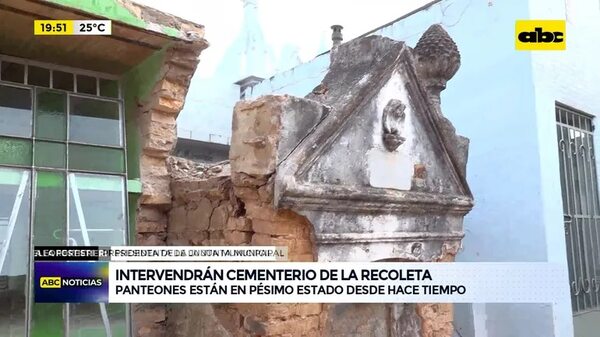 Video: intervendrán Cementerio de la Recolecta - ABC Noticias - ABC Color