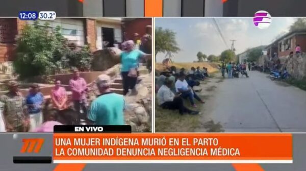 Mujer indígena murió en el parto y familiares denuncian negligencia | Telefuturo