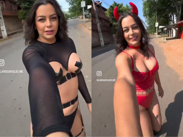 (VIDEO) ¡Ufff! Larissa Riquelme se paseó así por Capiatá