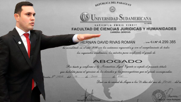 Denuncia contra Hernán Rivas por irregularidades en su título duerme en la Fiscalía desde el 2020